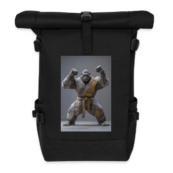 Sumo Gorilla Warrior - Roll Top Backpack - black - Front