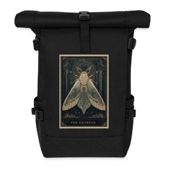 The Empress Tarot Moth - Roll Top Backpack - black - Front