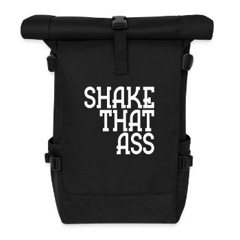 shake that ass - Rolltop Rucksack - Schwarz - Vorne
