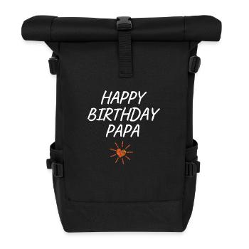Joyeux anniversaire Papa Personne préférée Anniversaire - Sac à dos roll top - noir - Devant