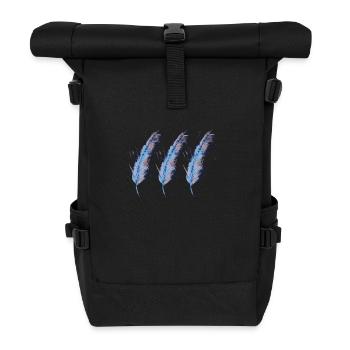 Ethno Travel Experience - Rolltop Rucksack - Schwarz - Vorne