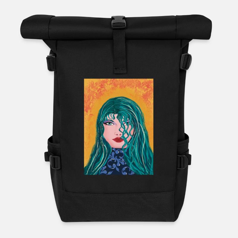 Celestia - Rolltop Rucksack - Schwarz