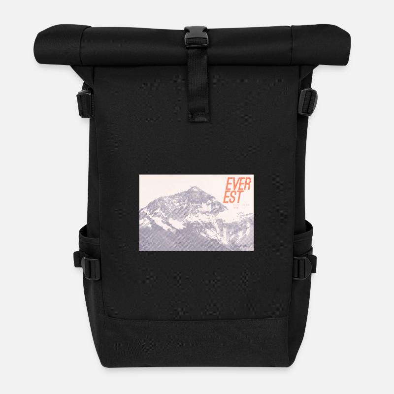 Everest Majesty - Roll Top Backpack - black