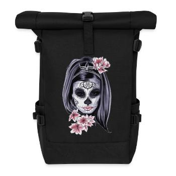 La Catrina - Jour des morts - Sac à dos roll top - noir - Devant