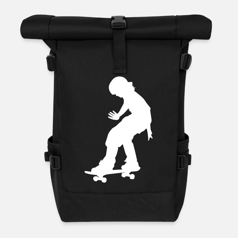 Skaterin - Rolltop Rucksack - Schwarz