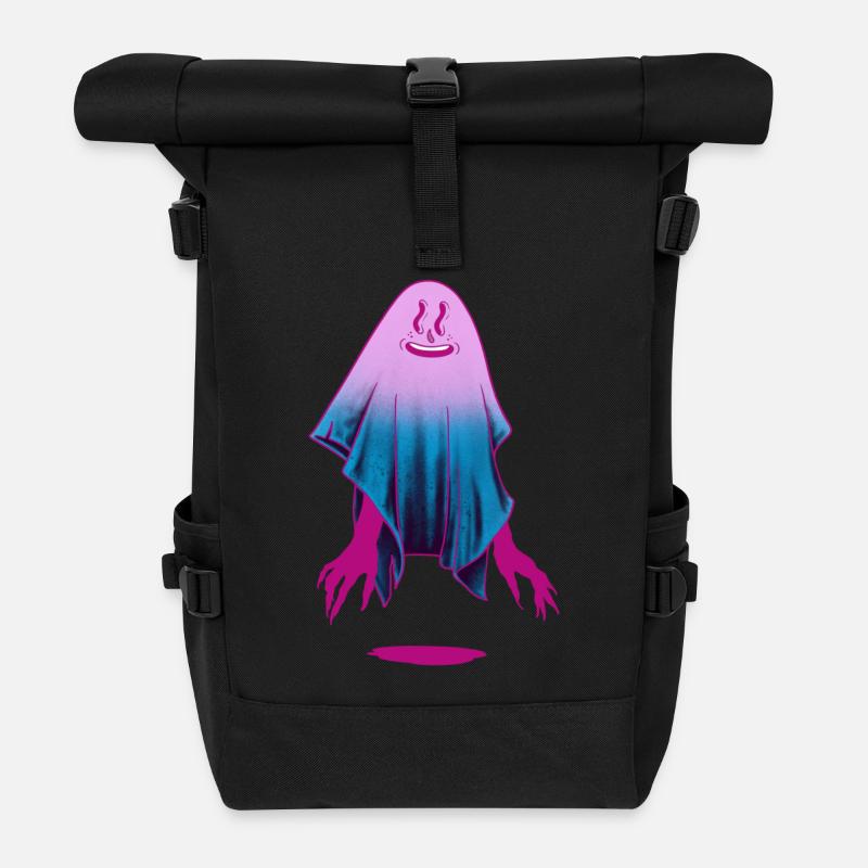 Ghost Color - Rolltop Rucksack - Schwarz