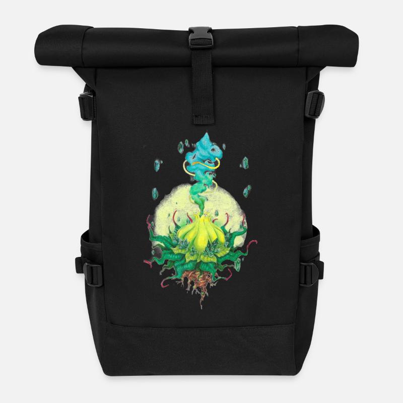 06. Heilerseele - Rolltop Rucksack - Schwarz