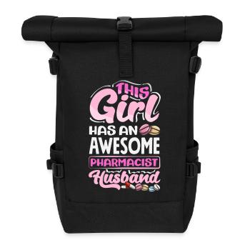 Dieses Mädchen Hat Einen Großartigen - Rolltop Rucksack - Schwarz - Vorne
