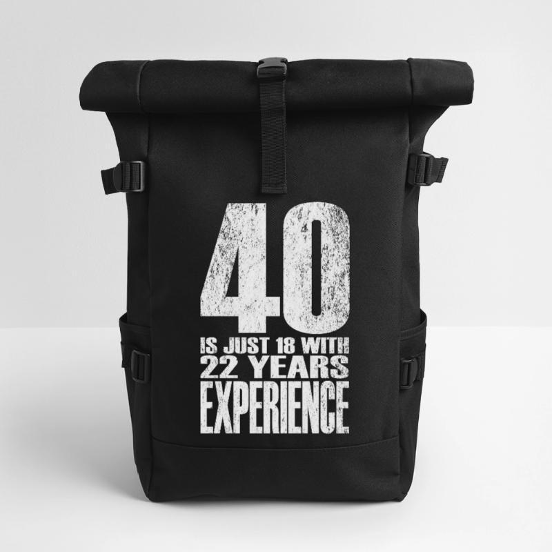 Quarante ans d’expérience Sac à dos roll top