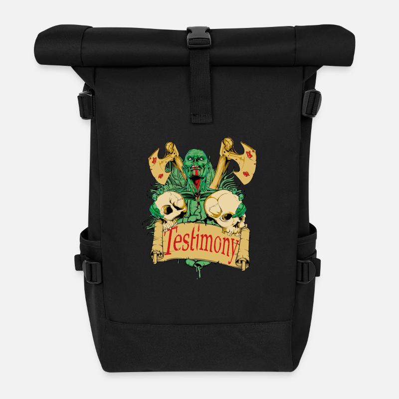 testimony - Rolltop Rucksack - Schwarz