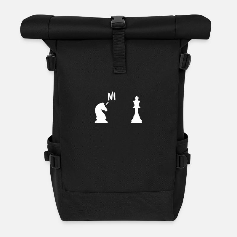 Ritter, die Ni sagen - Rolltop Rucksack - Schwarz