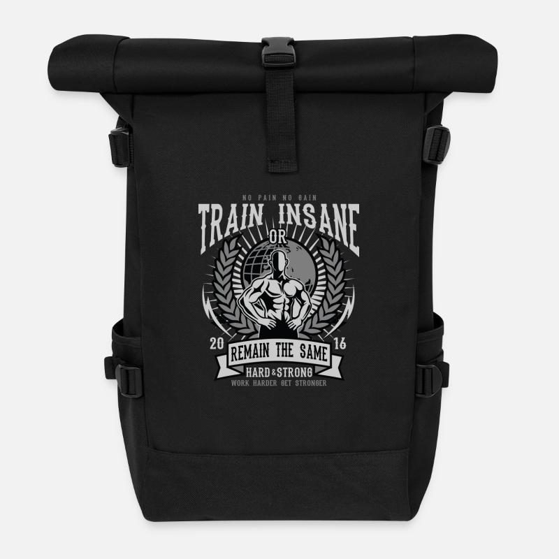 Gym - Roll Top Backpack - black