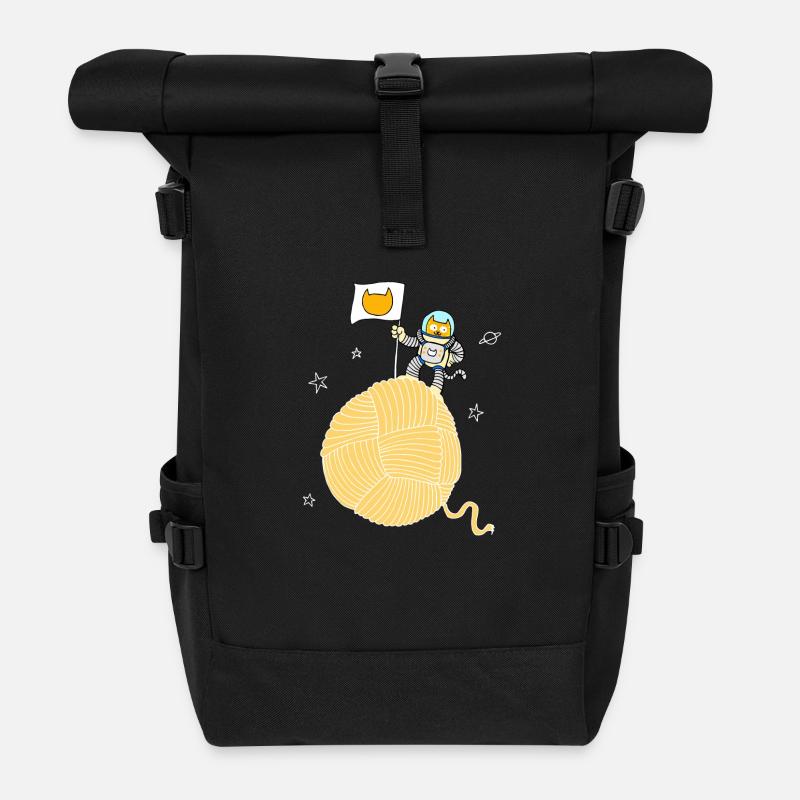 GATONAUTA - Rolltop Rucksack - Schwarz