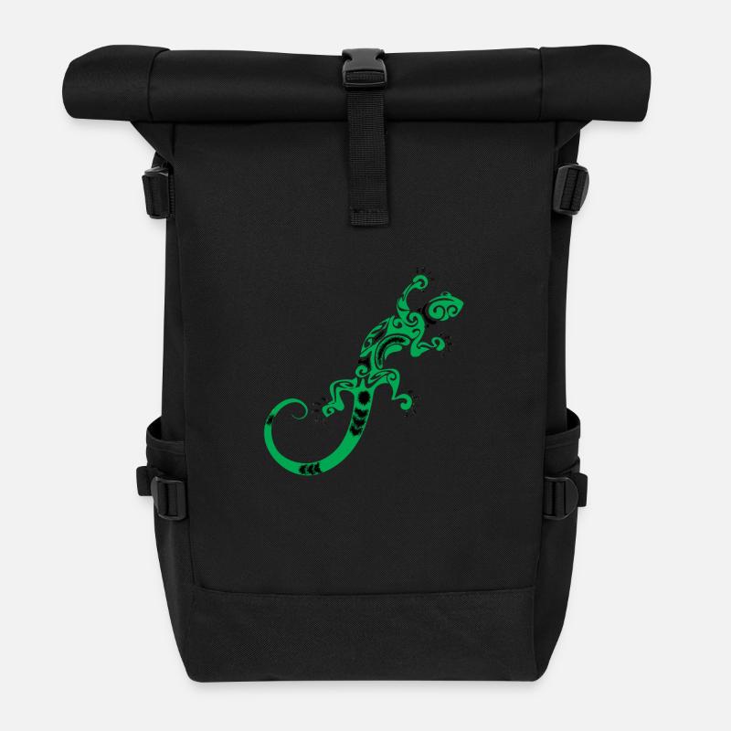 legu 67 - Rolltop Rucksack - Schwarz