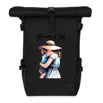 Mama und ich – Endlose Liebe - Rolltop Rucksack - Schwarz - Vorne