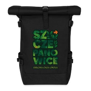 Szczepanowice – Grüne Oase von Oppeln - Rolltop Rucksack - Schwarz - Vorne