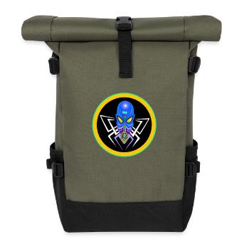 alien circle 02 - Sac à dos roll top - olive/noir - Devant