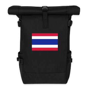 National Flag Of Thailand - Roll Top Backpack - black - Front