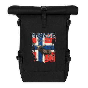 Norge - Elgens land - Norway - Roll Top Backpack - black - Front