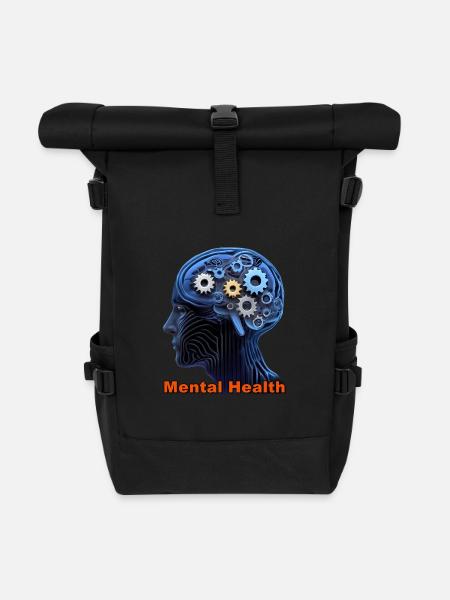 Gesundheit - Rolltop Rucksack - Schwarz
