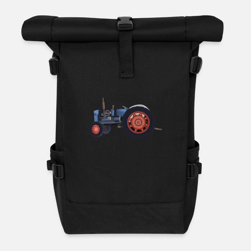 tractor - Roll Top Backpack - black