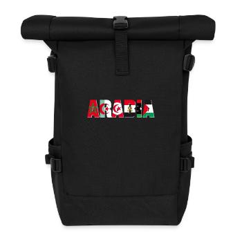 allah cool god islam - Roll Top Backpack - black - Front