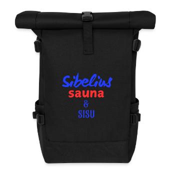 Sibelius, sauna et sisu - Sac à dos roll top - noir - Devant