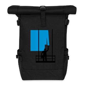 Maler mc184 - Rolltop Rucksack - Schwarz - Vorne
