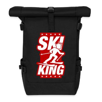 Ski King - Roll Top Backpack - black - Front