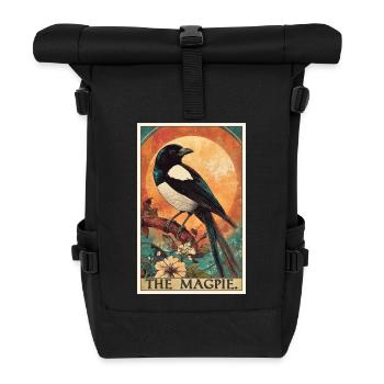 Elstern Elster - Rolltop Rucksack - Schwarz - Vorne