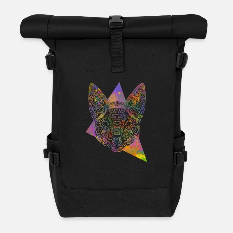 Kelpie Maori - Rolltop Rucksack - Schwarz