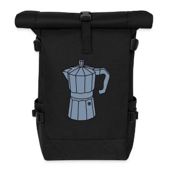 Espresso coffee maker 2 - Roll Top Backpack - black - Front
