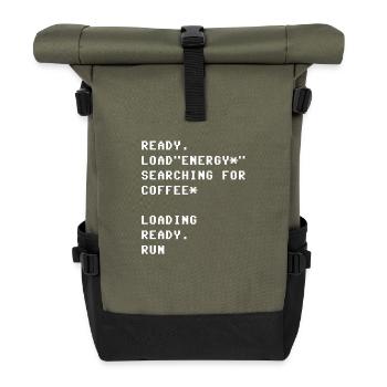 Ready Load Run - Rolltop Rucksack - Olive/Schwarz - Vorne