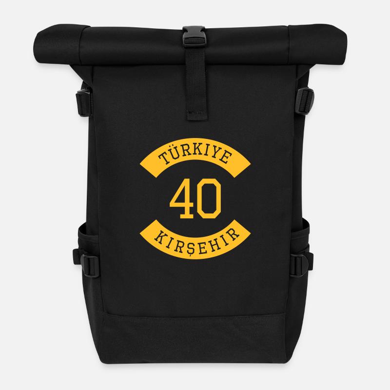 turkiye_40 - Rolltop Rucksack - Schwarz