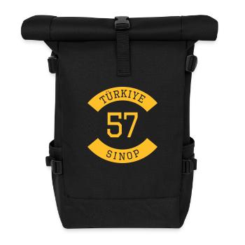 turkiye_57 - Rolltop Rucksack - Schwarz - Vorne