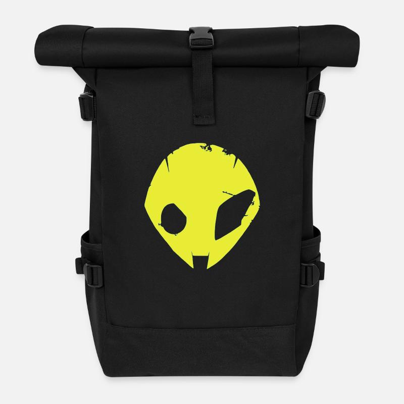 alien s1000rr - Rolltop Rucksack - Schwarz