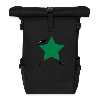 vote_for - Rolltop Rucksack - Schwarz - Vorne