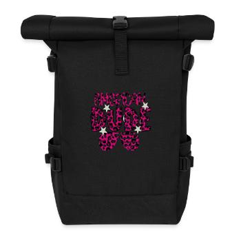 American Dude - Roll Top Backpack - black - Front