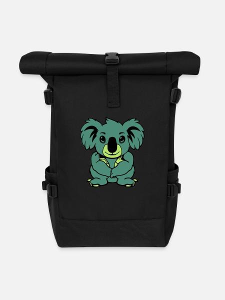 koalabär comic tier - Rolltop Rucksack - Schwarz