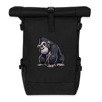 Gorille Enfant - Sac à dos roll top - noir - Devant