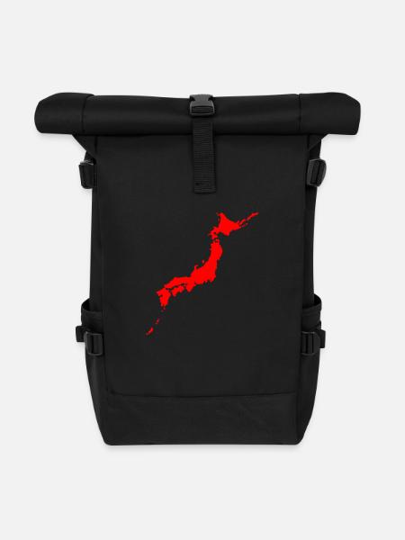 Japan - Rolltop Rucksack - Schwarz