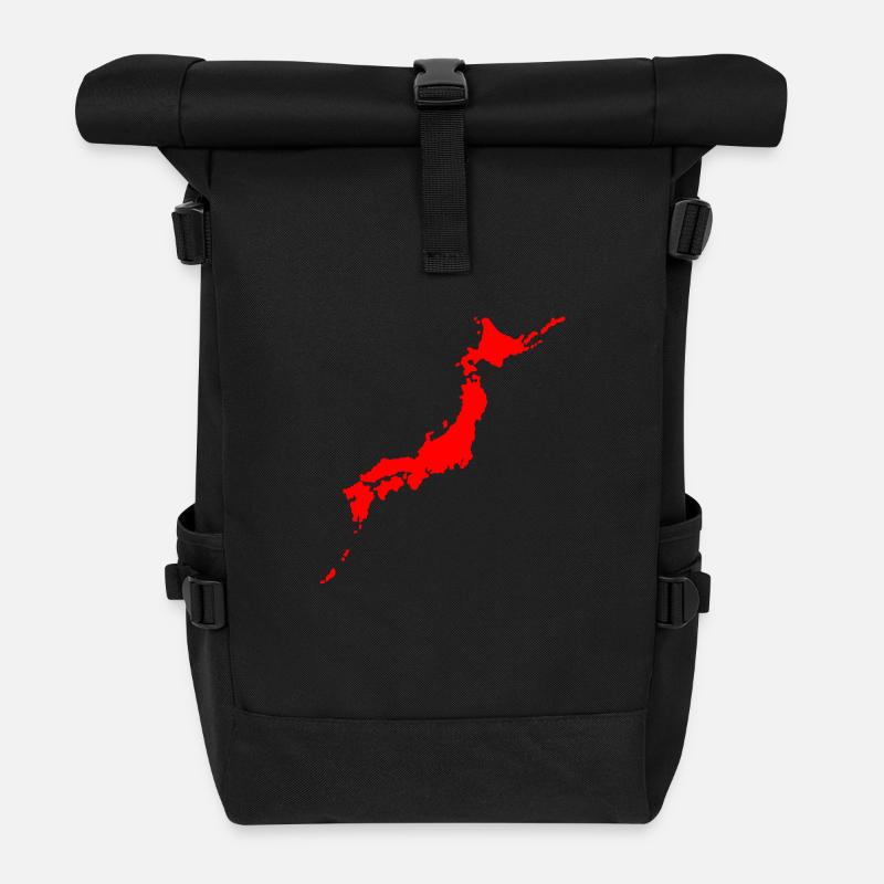 Japan - Rolltop Rucksack - Schwarz