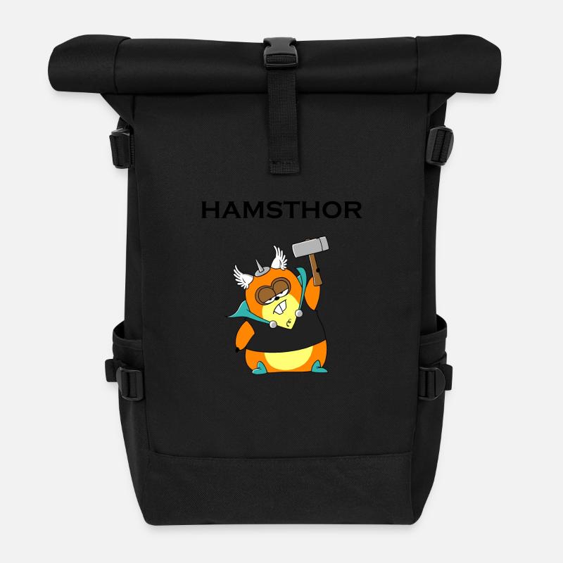 Hamsthor - Rolltop Rucksack - Schwarz