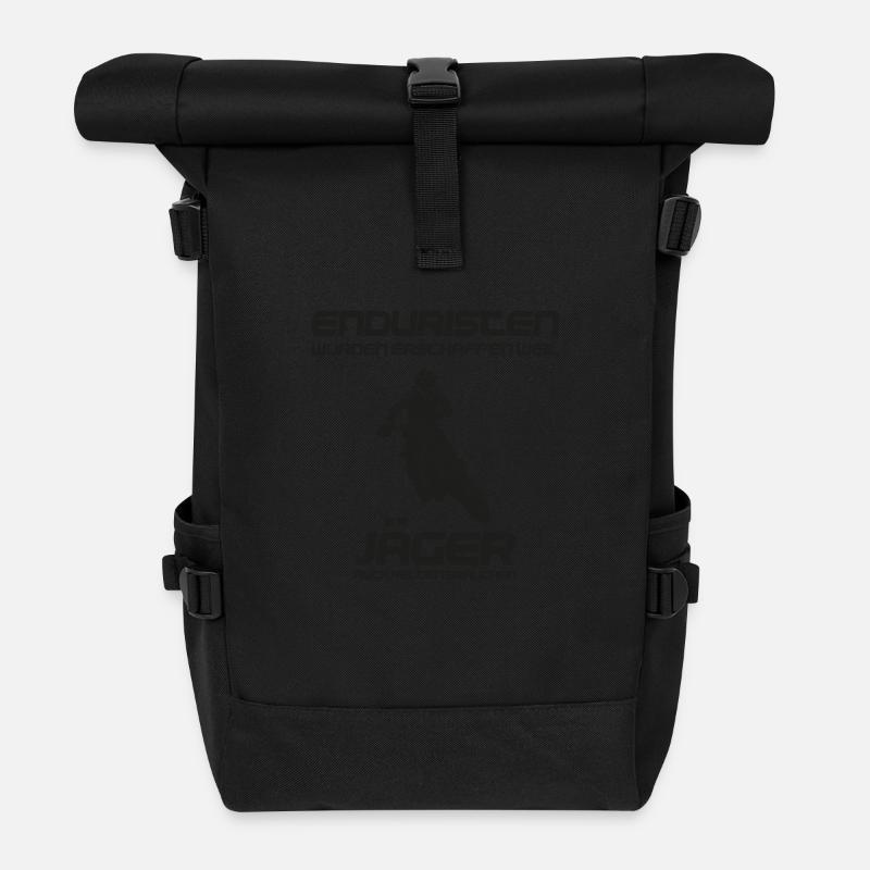 Enduro Helden - Rolltop Rucksack - Schwarz