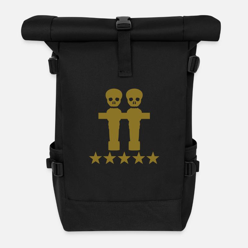 kicker - Rolltop Rucksack - Schwarz
