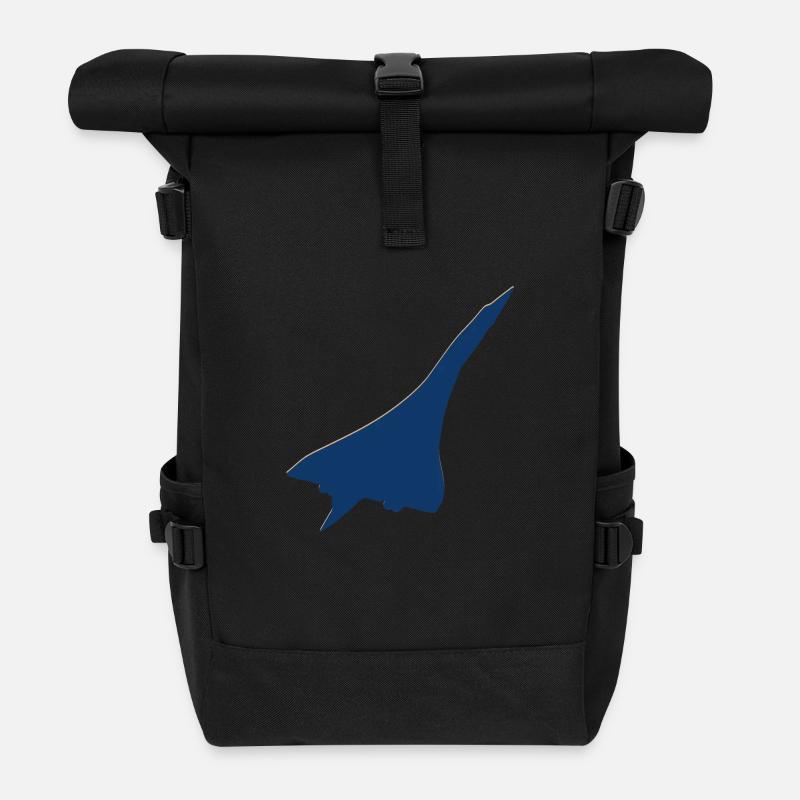 Concorde - Roll Top Backpack - black