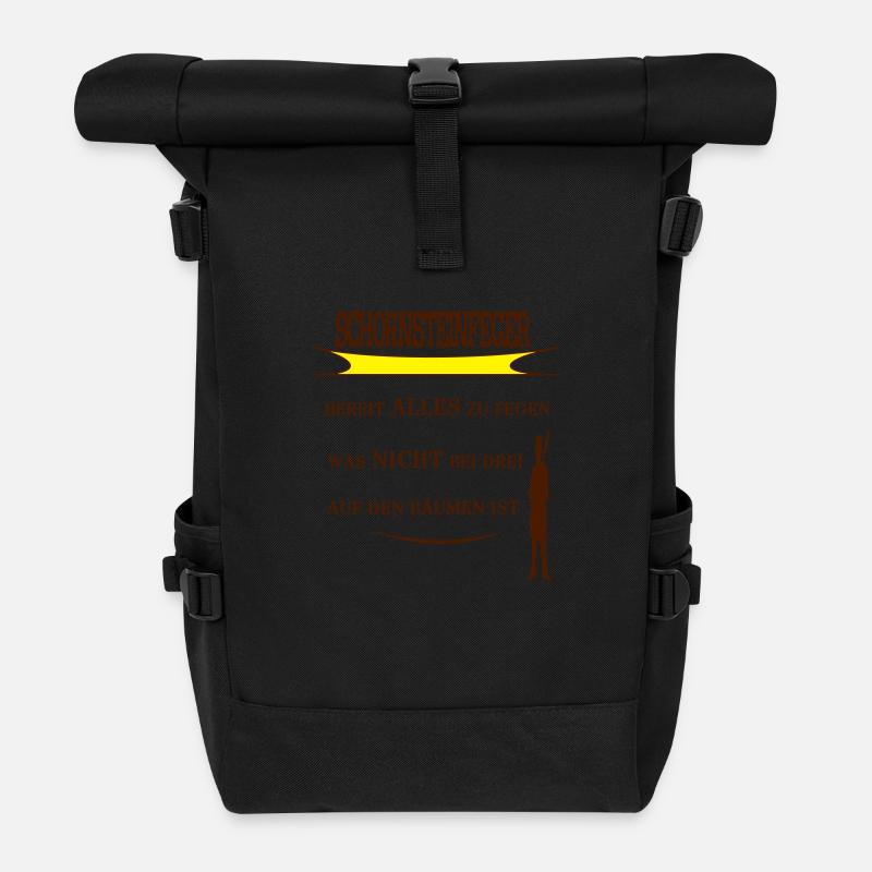 Schornsteinfeger - Rolltop Rucksack - Schwarz