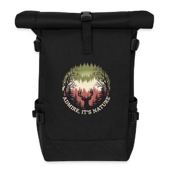 it's nature - Roll Top Backpack - black - Front