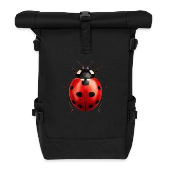 Ladybird - Roll Top Backpack - black - Front