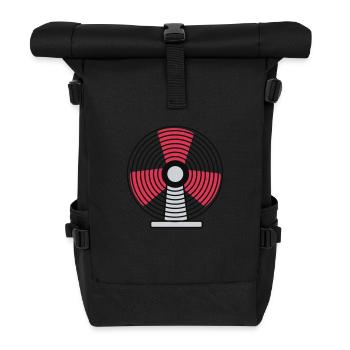 Fan - Roll Top Backpack - black - Front